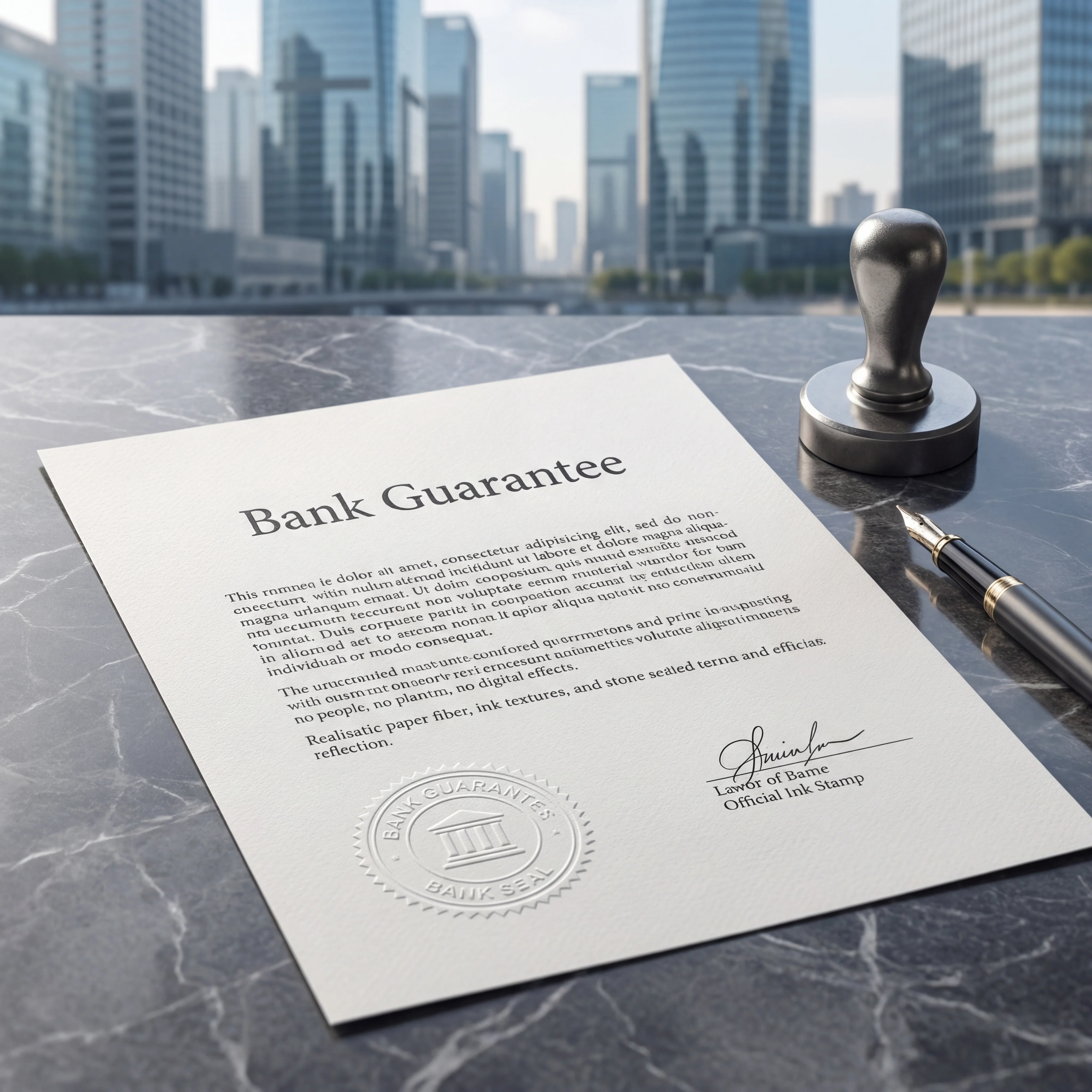 Bank Guarantee Documentation